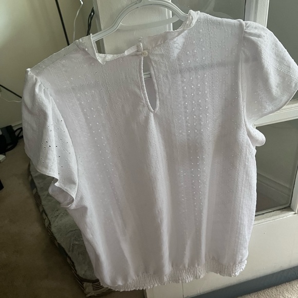 White Eyelet Top - Picture 4 of 4